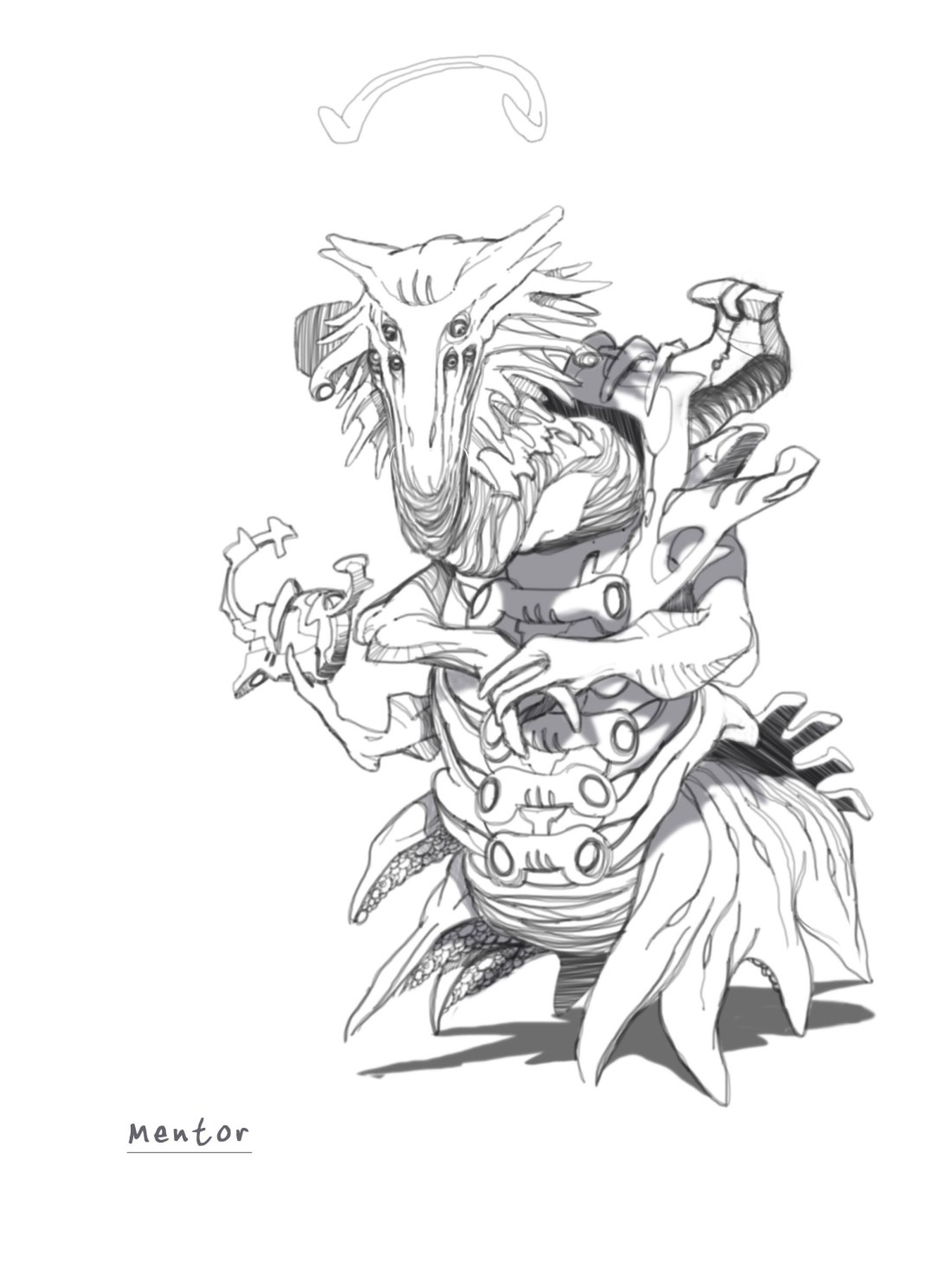 Gary_Freeman_Concept_Art_Sketch_Alien_mentor