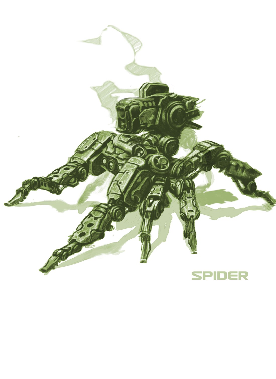 Gary_Freeman_Concept_Art_Sketch_Mech_Spider