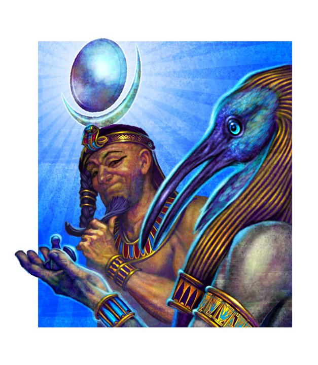Gary_Freeman_Fantasy_Illustration_Thoth_Myth