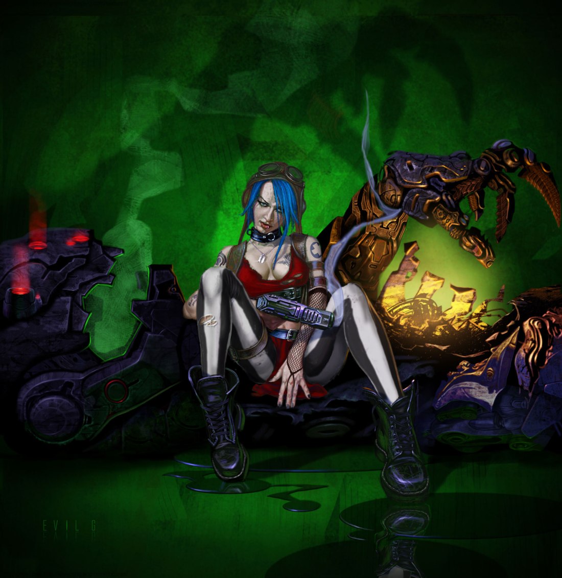 Gary_Freeman_science_fiction_illustration-girl_robot2